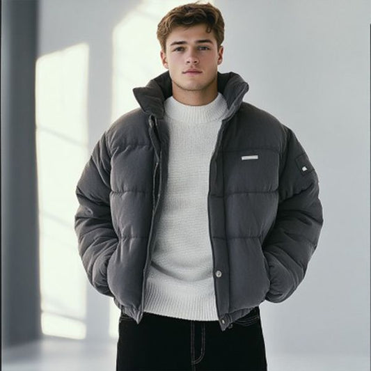 Herren Winter Steppjacke – Stilvolle Outdoorjacke für kalte Tage