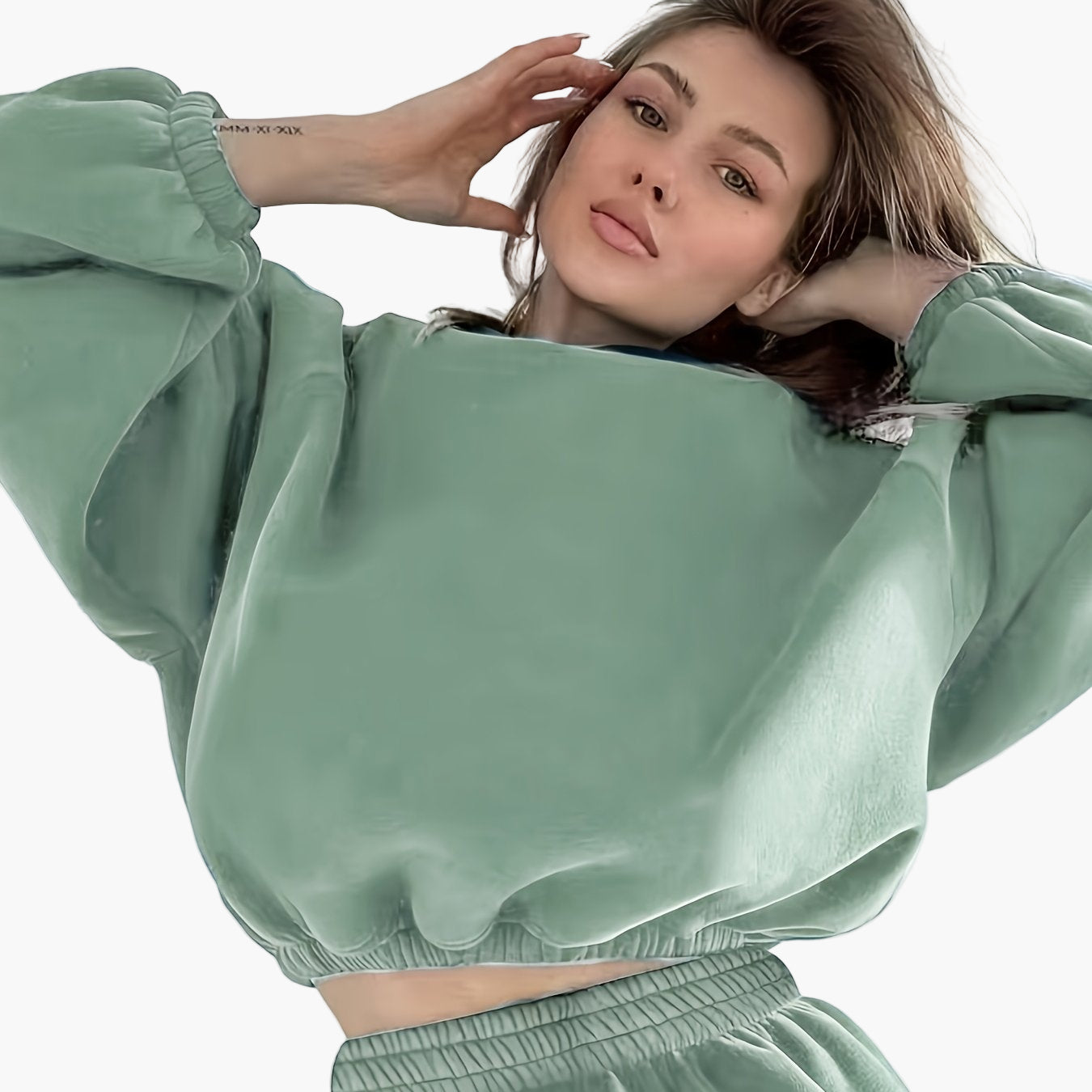 Damen Lounge Set – Elegantes Freizeit-Outfit mit Pullover und Hose, bequemer Stil für Alltag und Entspannung