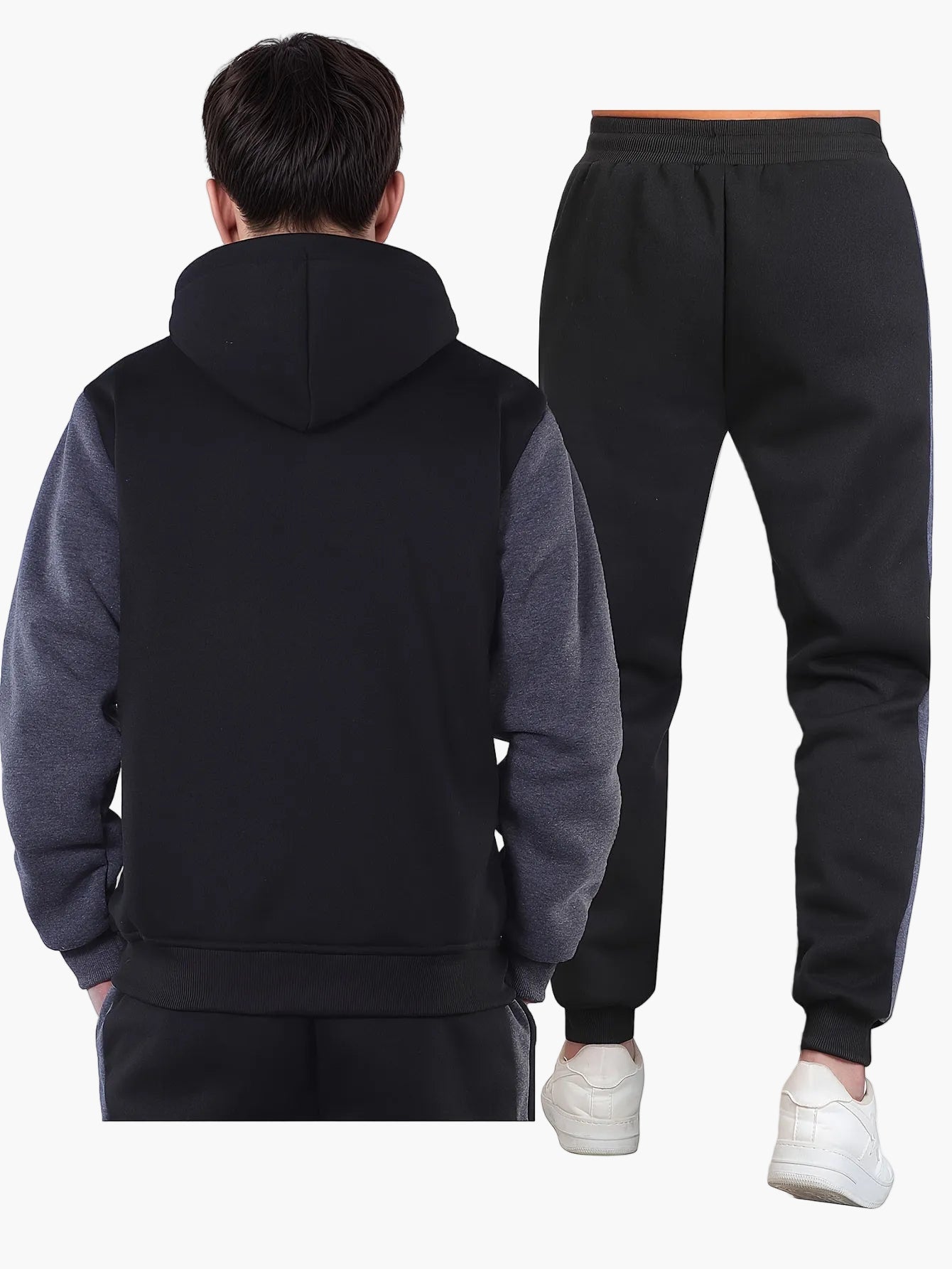 Herren Freizeit Trainingsanzug Set – Kapuzenpullover und Jogginghose für Sport & Alltag