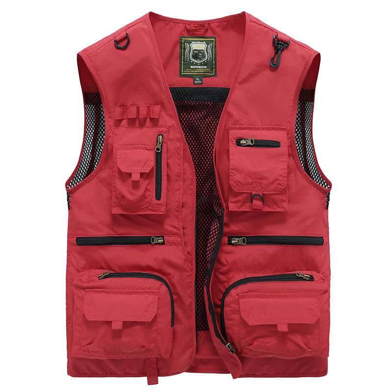 Herren Outdoor Multifunktions-Weste für Angeln, Camping und Abenteuer – Atmungsaktiv & Vielseitig