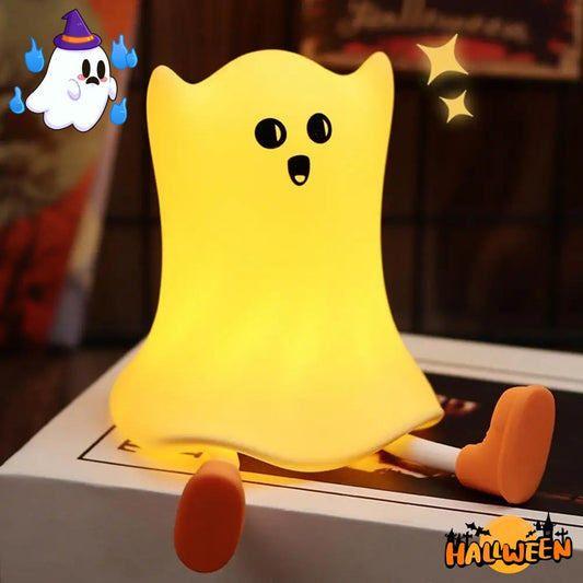 Halloween Nachtlicht Geist Kinderzimmer Dekoration – Cartoon LED Lampe für Halloween Party & Deko