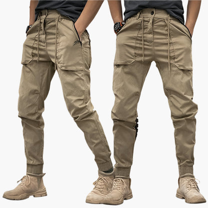 Herren Jogger Cargohose Streetwear – Bequeme Freizeithose mit Taschen für Alltag & Outdoor