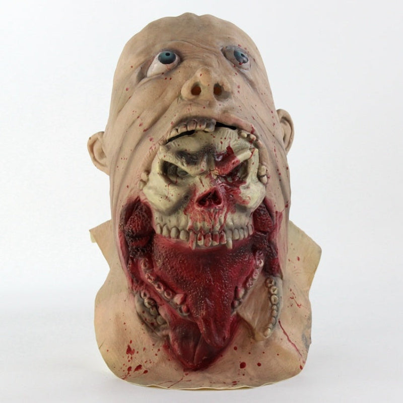 Halloween Tentakelmonster Latex Maske – Unisex Kostüm für Gruselpartys & Dekoration