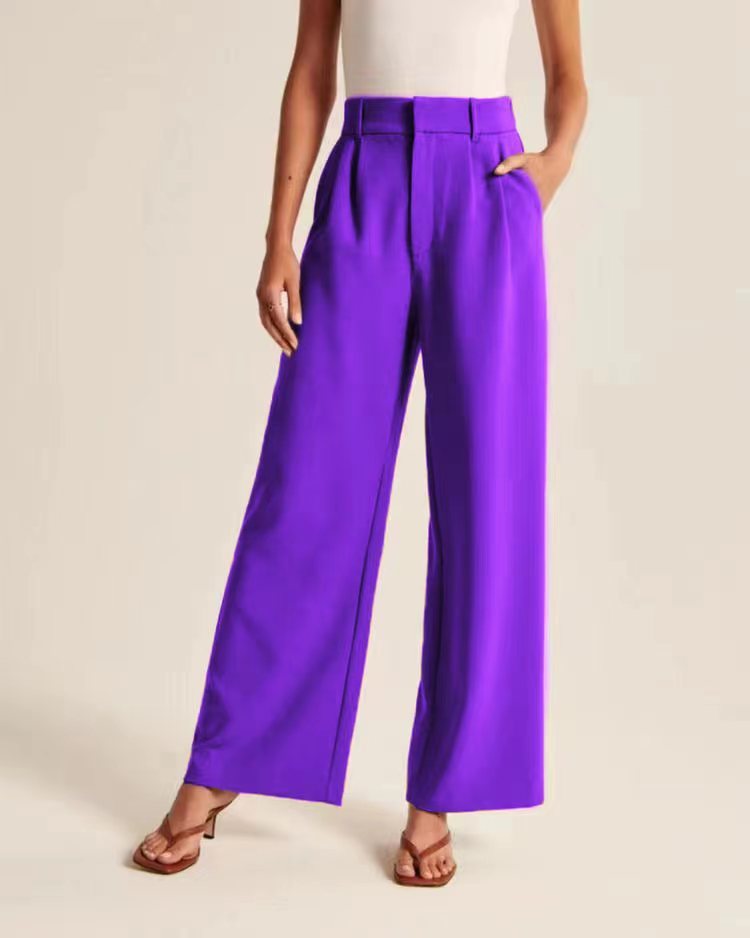 Holly – Hochtaillierte Weite Hosen Mit Gürtel