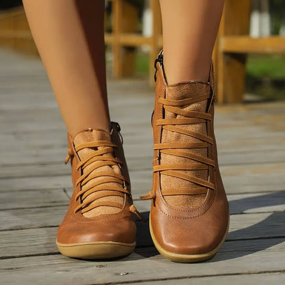 Damen Komfort-Stiefeletten für Alltag und Freizeit – Modische Herbst/Winter Boots