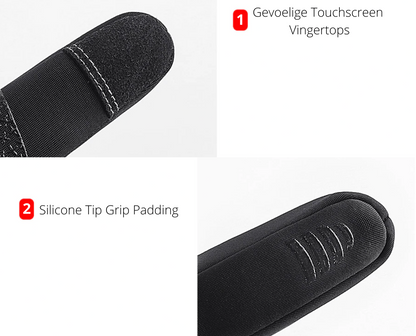 Herren Touchscreen Winterhandschuhe – Winddicht, Wasserabweisend & Fleece-Innenfutter – Perfekt für Outdoor, Sport & Alltag