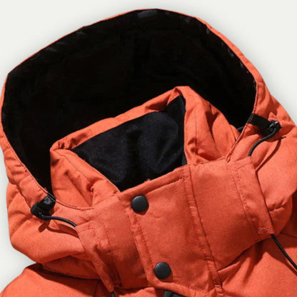 Herren Daunenjacke Winter Outdoor Warm Sportlich mit Kapuze – Elegante Steppjacke für Alltag & Freizeit