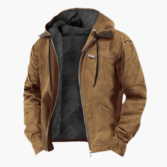 Herren Freizeitjacke mit Kapuze und Reißverschluss – Urban Outdoor Style für Alltag und Abenteuer