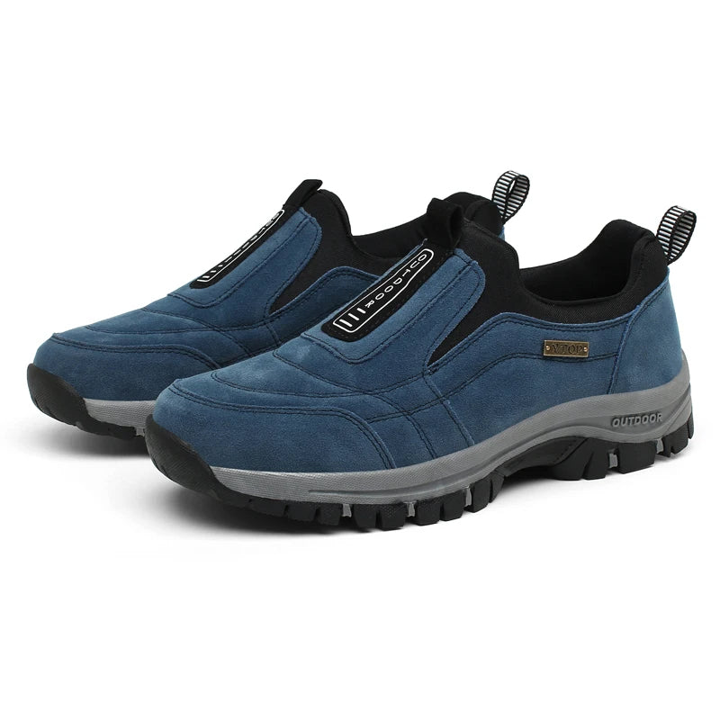 Herren Orthopädische Outdoor Wanderschuhe – Bequeme Slip-On Schuhe für Alltag und Freizeit