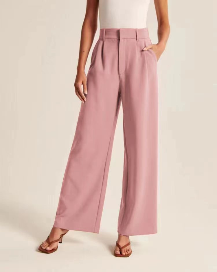 Holly – Hochtaillierte Weite Hosen Mit Gürtel