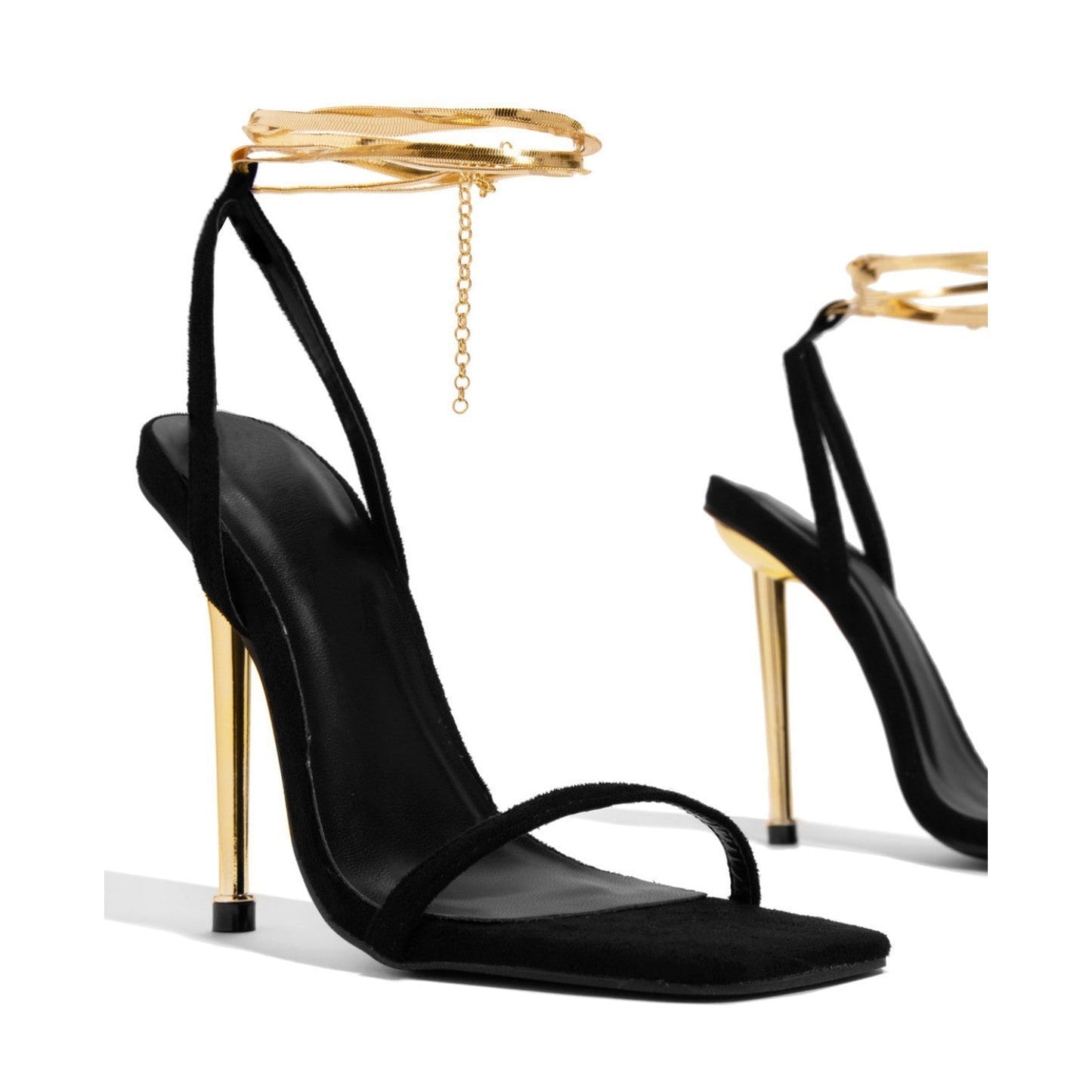Grace – Damen Hochhackige Schuhe mit Knöchelring und Schnürung