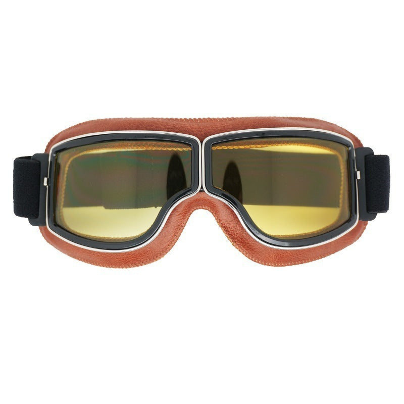 Retro Motorradbrille für Herren – stylische Pilotenbrille mit UV-Schutz, polarisiert, modisches Vintage-Design