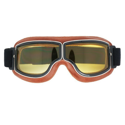 Retro Motorradbrille für Herren – stylische Pilotenbrille mit UV-Schutz, polarisiert, modisches Vintage-Design