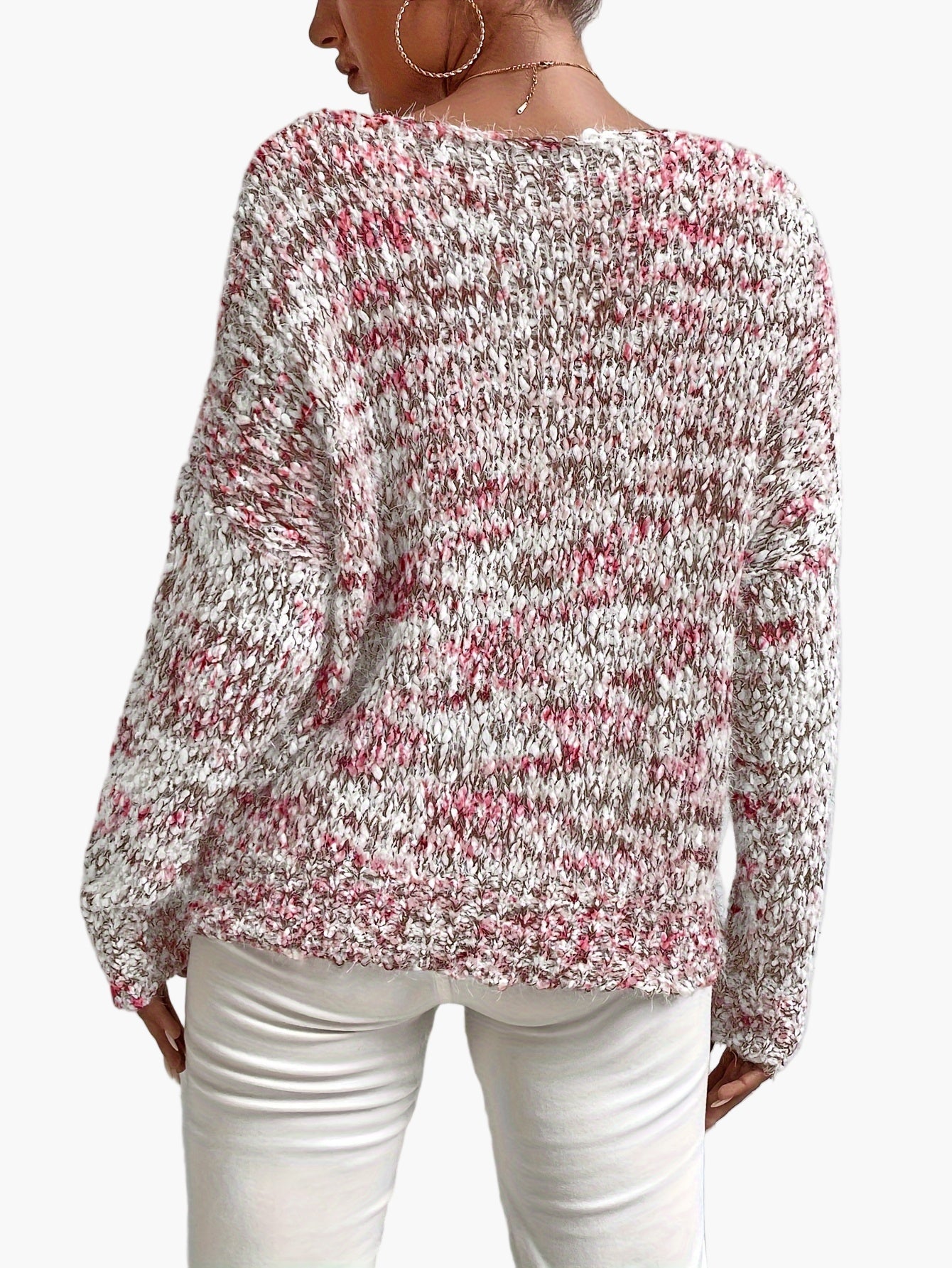 Damen Strickpullover im lässigen Off-Shoulder Look – Bequemer Winter Freizeitpullover