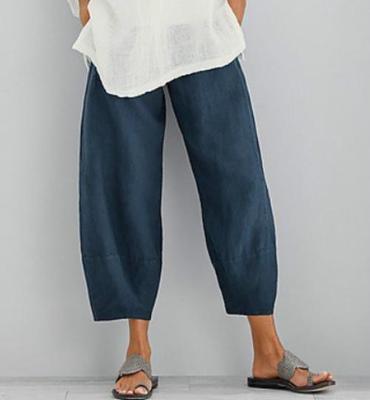Leah – Weite Damen-Caprihose für Frühling und Sommer