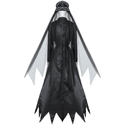 Damen Halloween Kostüm Spukende Braut – Perfekt für Gruselige Partys & Cosplay