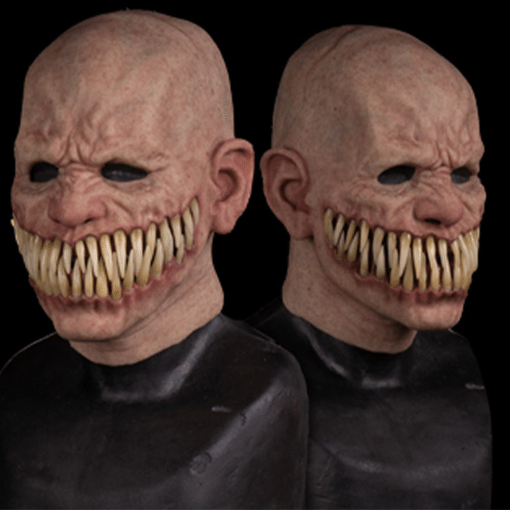 Halloween Latex Maske für Erwachsene – Gruselige Horror-Monstermaske für Kostümpartys & Dekoration
