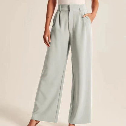 Holly – Hochtaillierte Weite Hosen Mit Gürtel