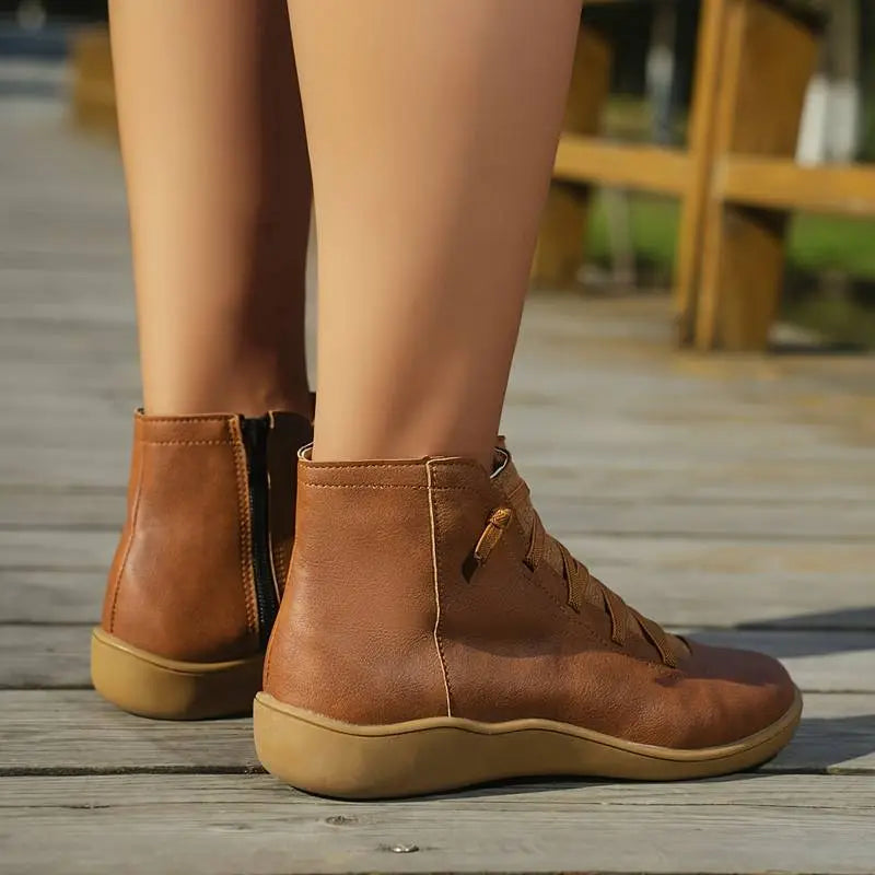 Damen Komfort-Stiefeletten für Alltag und Freizeit – Modische Herbst/Winter Boots