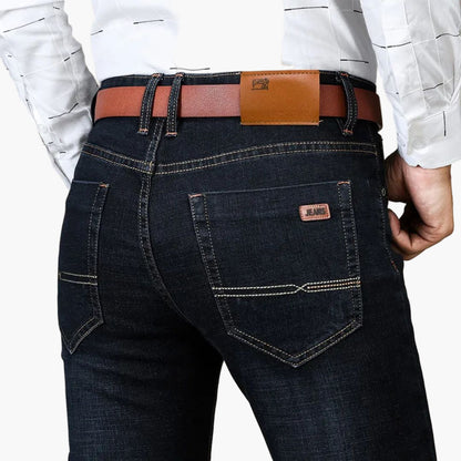 Herren Stretch-Jeans Gerade Schnitt – Bequeme Alltagsjeans für Arbeit & Freizeit