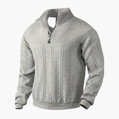 Herren Strickpullover Half-Zip Modern Style – Eleganter Freizeit- & Business-Look