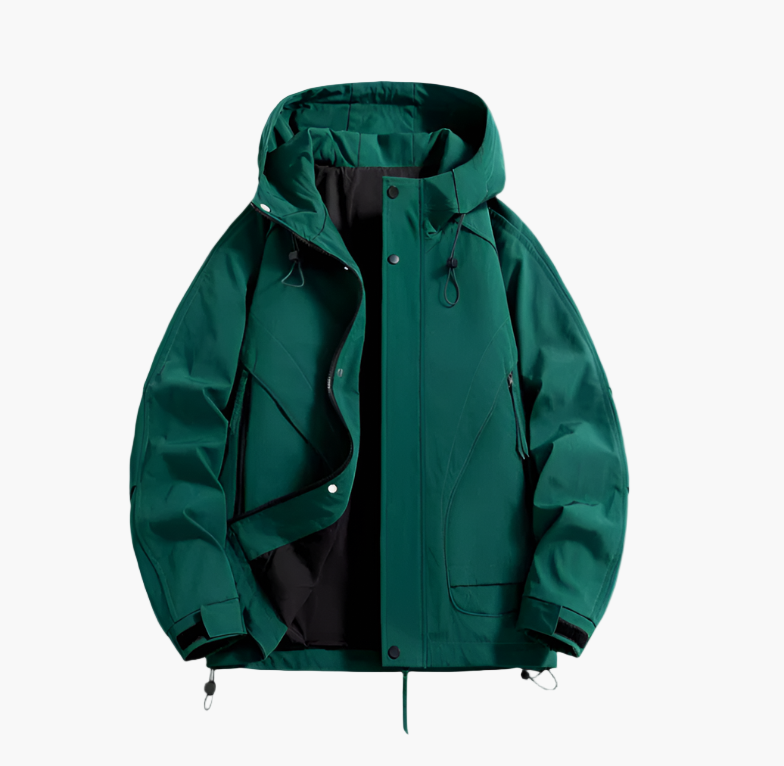 Herren Outdoor Windbreaker Jacke – Wasserdichte, Atmungsaktive Übergangsjacke für Freizeit & Sport