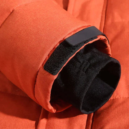 Herren Daunenjacke Winter Outdoor Warm Sportlich mit Kapuze – Elegante Steppjacke für Alltag & Freizeit