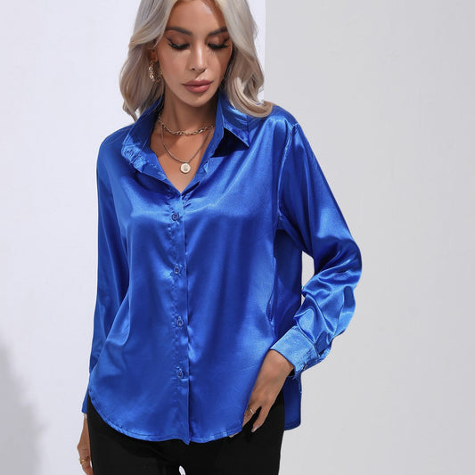 Hayley – Satinbluse für Damen