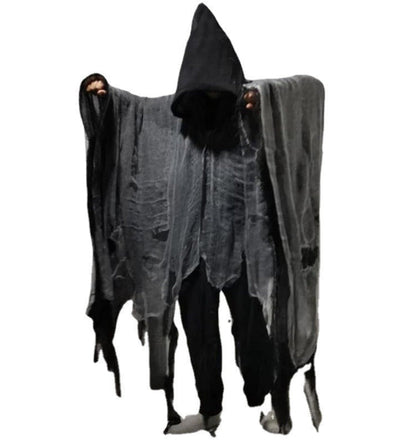 Halloween Umhang mit Kapuze für Erwachsene – Gruseliges Kostüm für Halloween-Partys & Deko