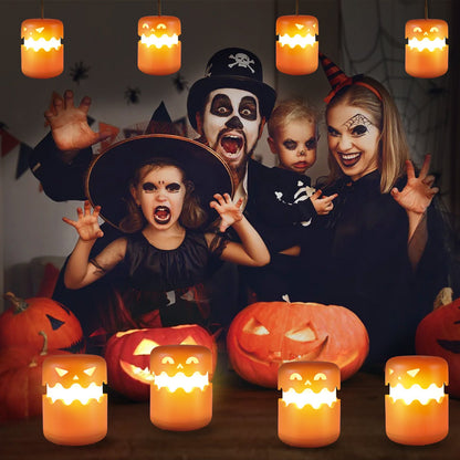 Halloween LED Kürbis-Laterne für Dekoration – Gruselige Partybeleuchtung
