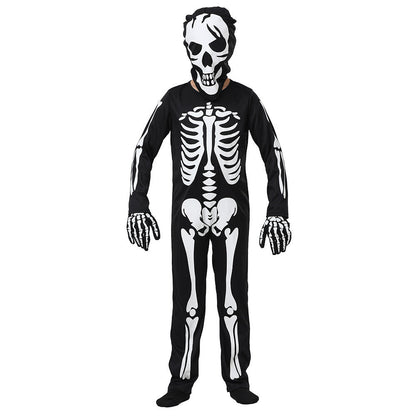 Halloween Kinder Glow-in-the-Dark Skelett Kostüm – Perfekt für Gruselige Partys & Trick-or-Treat