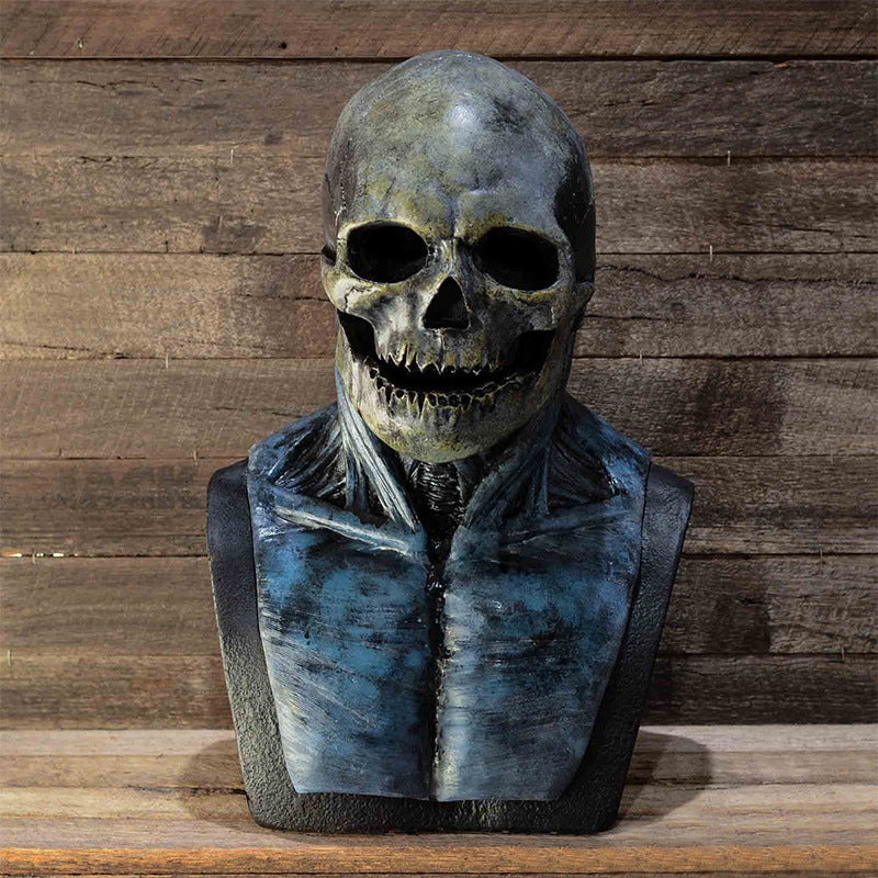 Halloween Latex Maske Schädel Anatomie – Gruselige Deko & Kostüm für Erwachsene