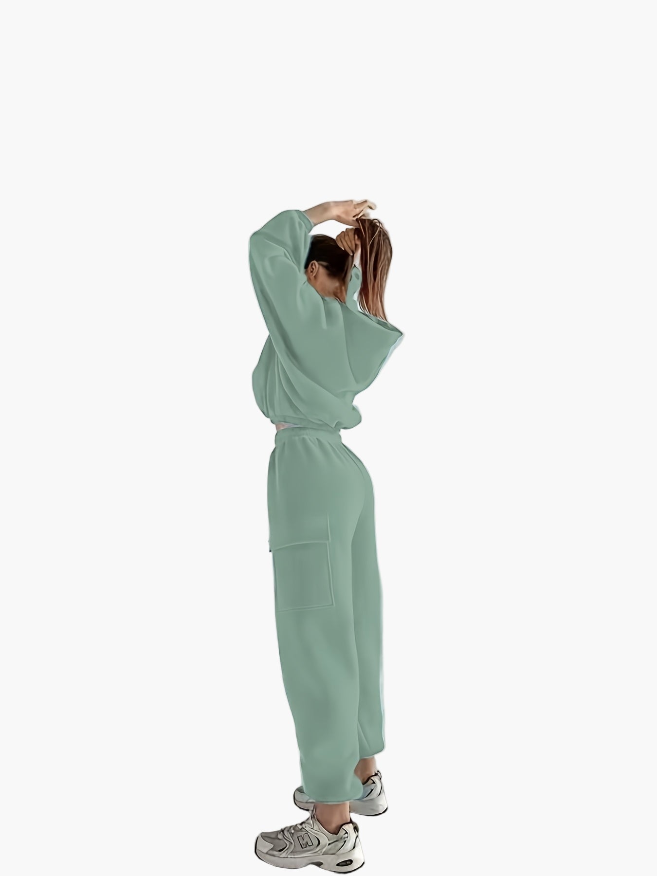 Damen Lounge Set – Elegantes Freizeit-Outfit mit Pullover und Hose, bequemer Stil für Alltag und Entspannung