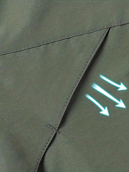 Herren Outdoor-Kapuzenjacke – Sportliche Übergangsjacke mit Brusttasche