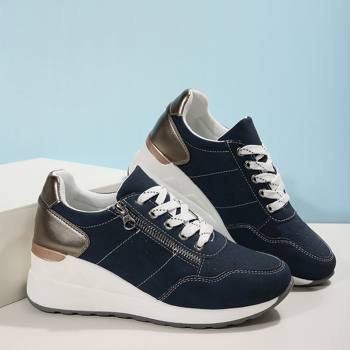 Angela – Bequeme Damen-Sneaker mit dicker Sohle