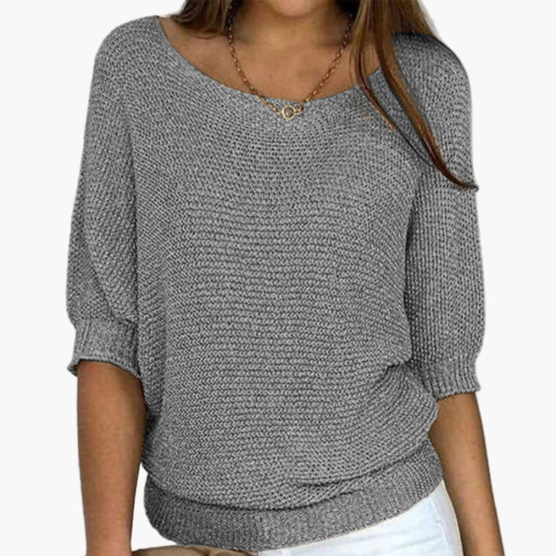 Damen Strickpullover Locker Bequem Casual Stil – Ideal für Alltag und Freizeit