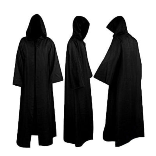 Halloween Unisex Kapuzenumhang – Mystischer Mantel für Halloween-Kostüm & Gruselige Partys