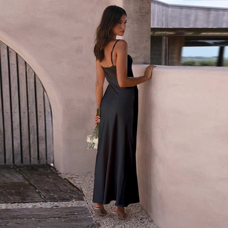 Elegantes Damen Abendkleid mit Schlitz – Perfekt für festliche Anlässe