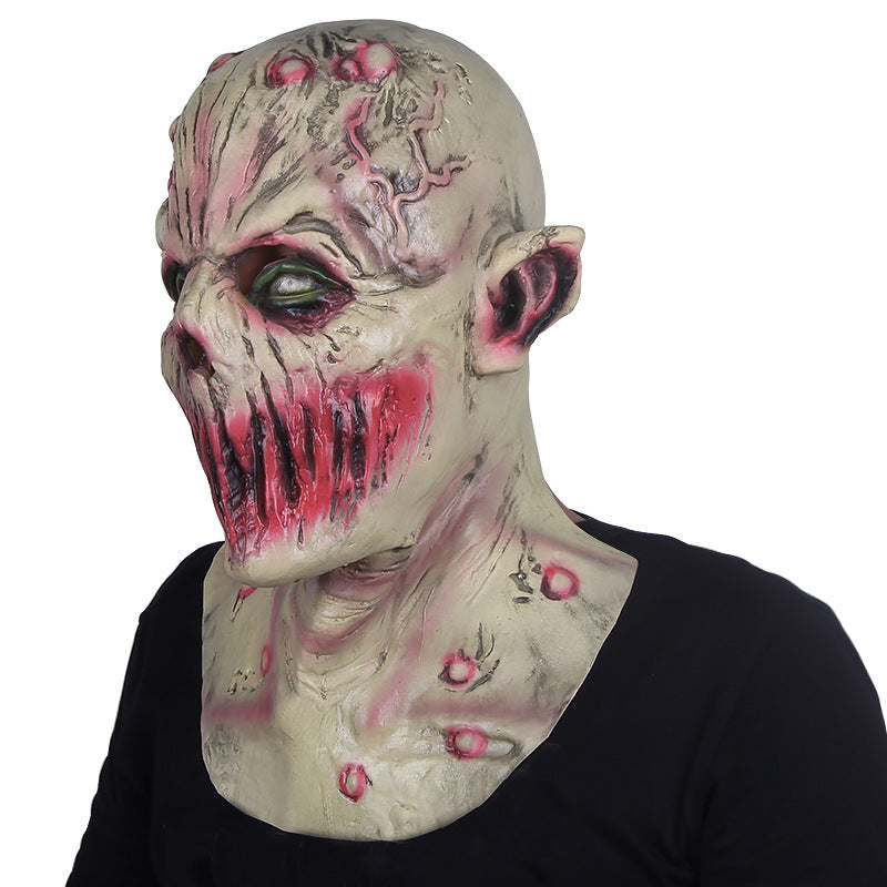Halloween Maske für Erwachsene – Unisex Zombie Dämon Party Maske für gruselige Verkleidung