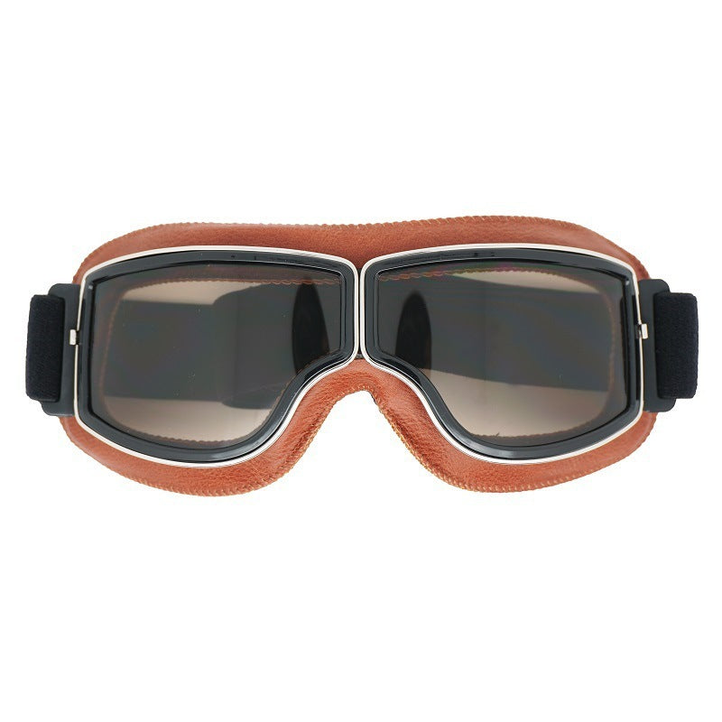 Retro Motorradbrille für Herren – stylische Pilotenbrille mit UV-Schutz, polarisiert, modisches Vintage-Design