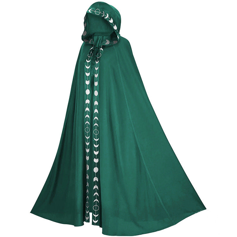 Halloween Umhang mit Kapuze – Mystischer Mantel für Damen und Herren – Perfekt für Kostüme & Partys