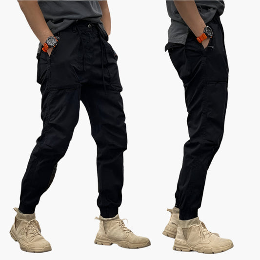 Herren Jogger Cargohose Streetwear – Bequeme Freizeithose mit Taschen für Alltag & Outdoor