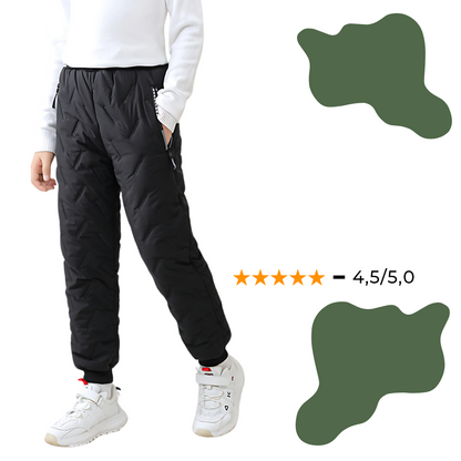Kinder Winter Outdoorhose mit Fleecefutter – Wasserdicht & Winddicht, Ideal für Schnee & Sport