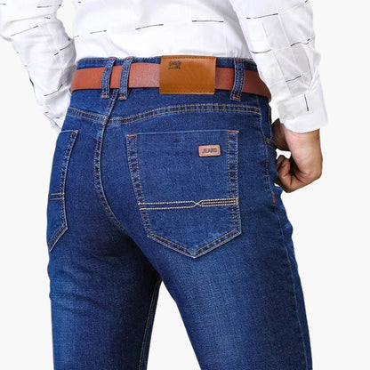 Herren Stretch-Jeans Gerade Schnitt – Bequeme Alltagsjeans für Arbeit & Freizeit