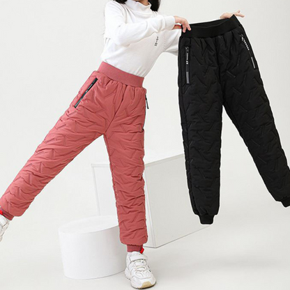 Kinder Winter Outdoorhose mit Fleecefutter – Wasserdicht & Winddicht, Ideal für Schnee & Sport