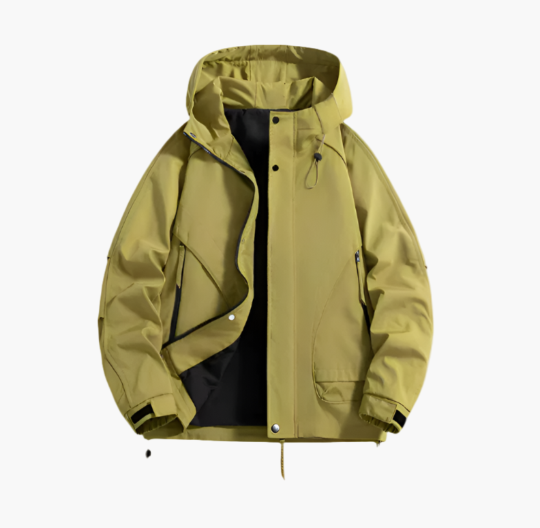 Herren Outdoor Windbreaker Jacke – Wasserdichte, Atmungsaktive Übergangsjacke für Freizeit & Sport