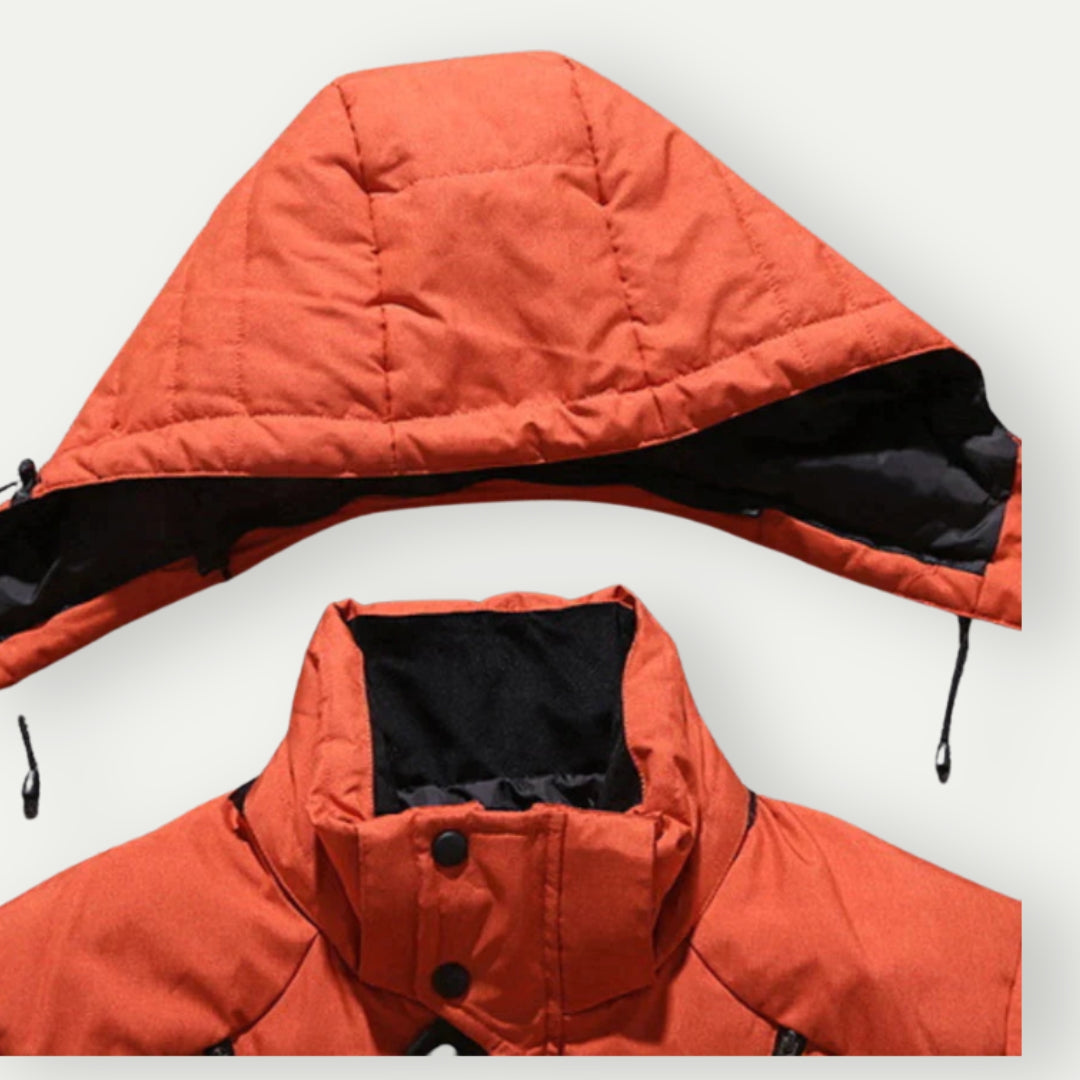 Herren Daunenjacke Winter Outdoor Warm Sportlich mit Kapuze – Elegante Steppjacke für Alltag & Freizeit
