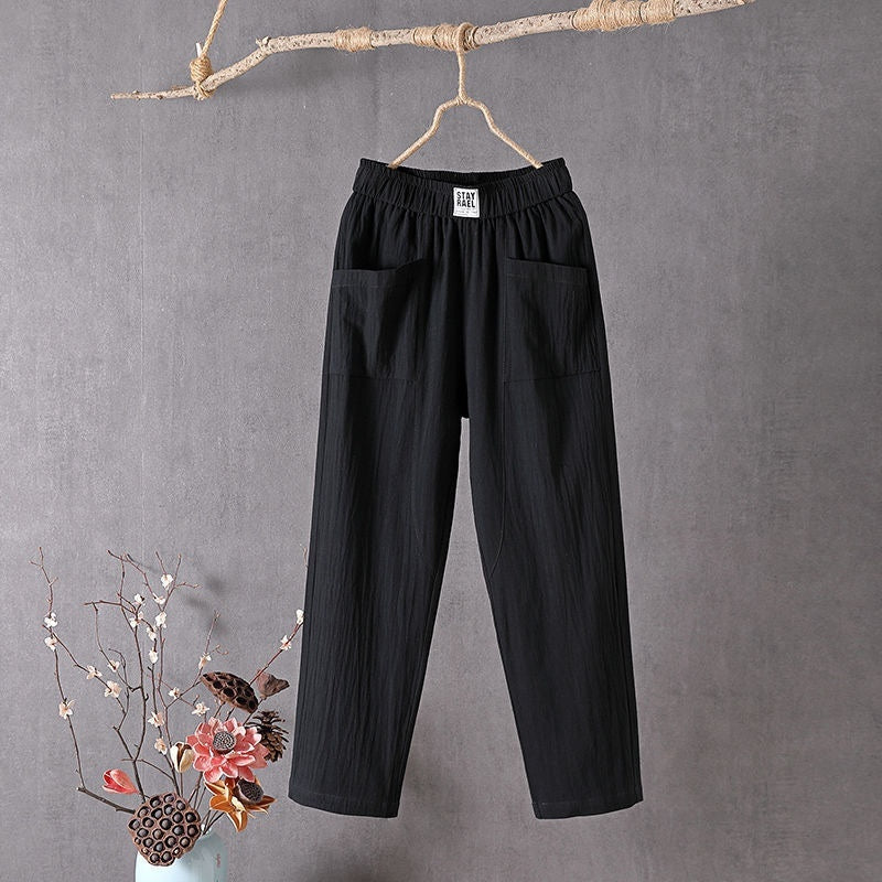 Natasha – Damen Baumwoll- und Leinenhosen