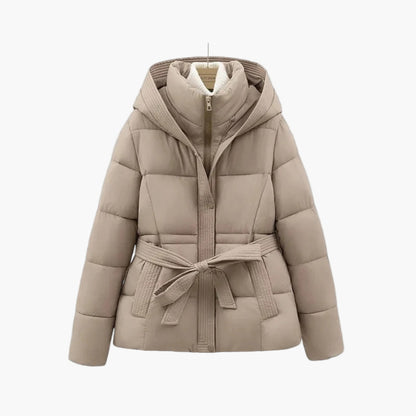 Damen Winter Parka mit Gürtel – Modischer Steppmantel für kalte Tage