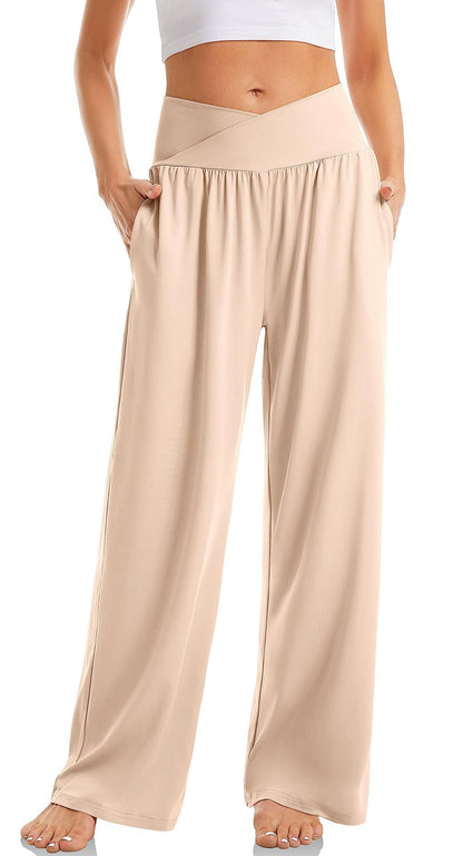 Jane – Damen Cross Waist Yoga-Hose Sporthose